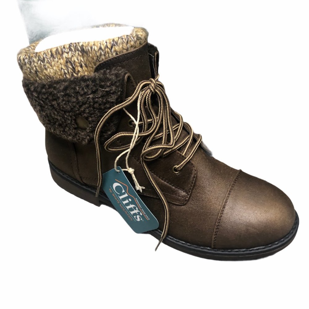NEW Cliffs White Mountain Duena Tan Winter Boots - Picture 2 of 3